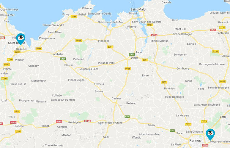 Agences Rent and Drop en Bretagne