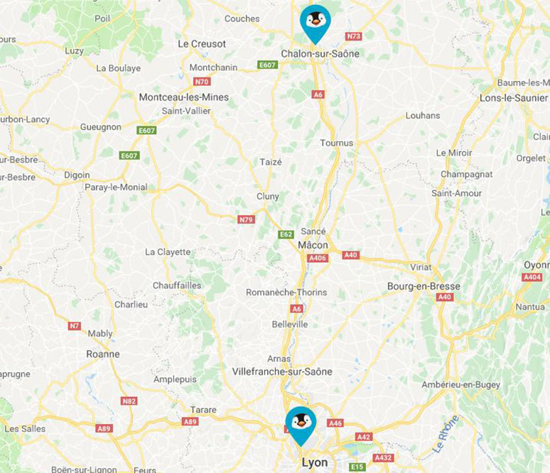 Agences Rent and Drop Auvergne-Rhône-Alpes