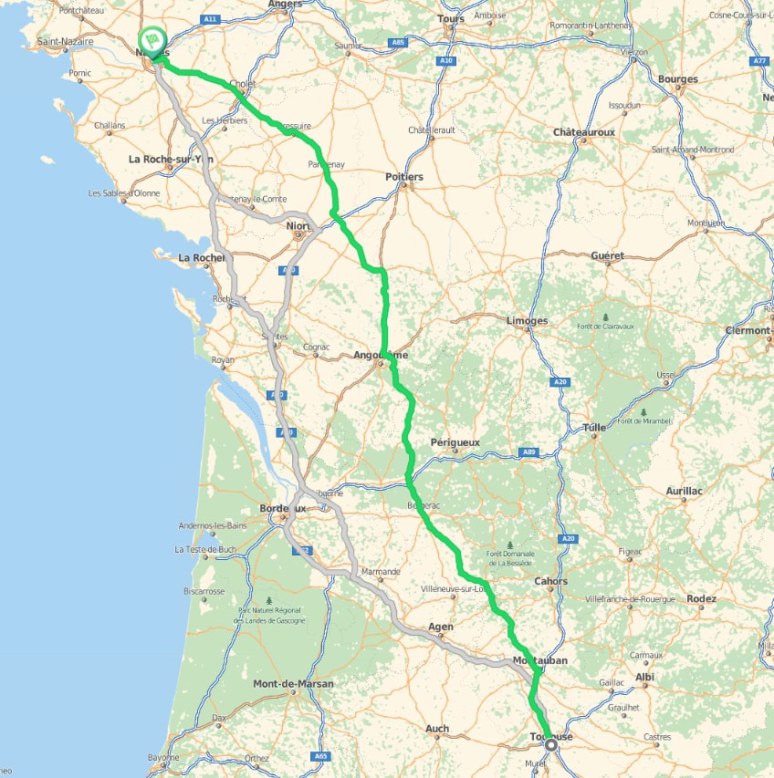 Location Utilitaire Toulouse Nantes