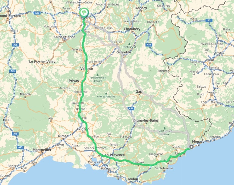 Location Utilitaire Nice Lyon