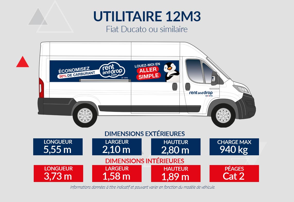 Utilitaire 12m³