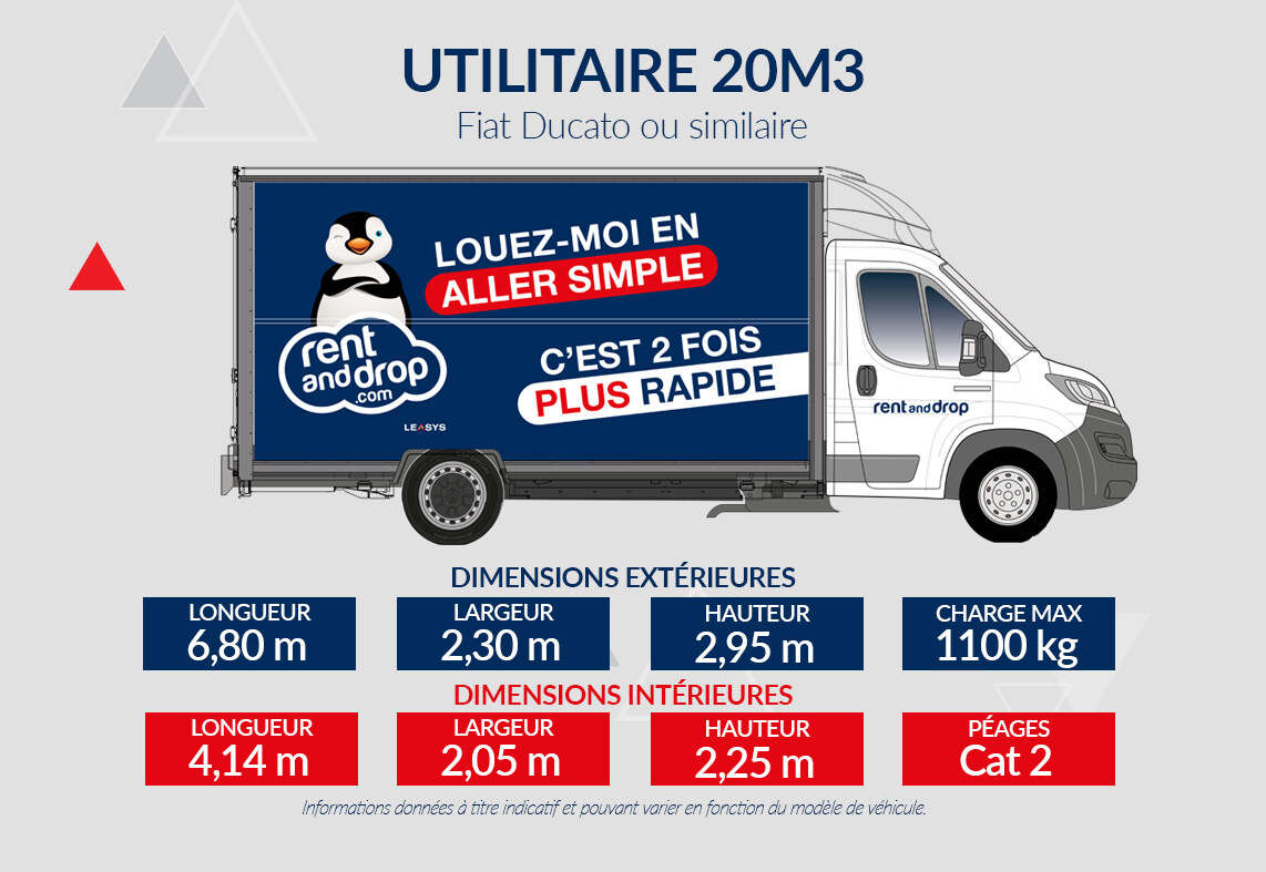 Utilitaire 20m³