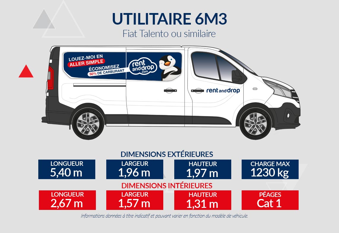 Utilitaire 6m³