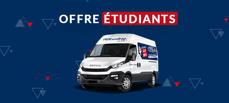 Offre étudiant promotion rent and drop