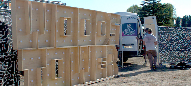 partenariat Rent and Drop et Woodstower