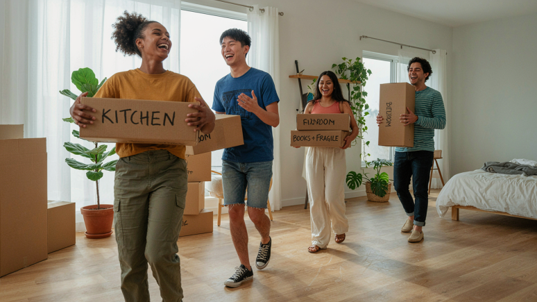 Déménagement en colocation