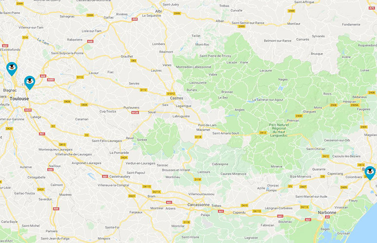 Agences Rent and Drop d'Occitanie